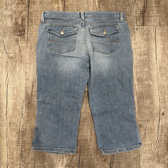 Tommy Hilfiger Blue Denim Bermuda Shorts Size‎ 11 Low Rise Jeans Vintage Y2K - Picture 14 of 16